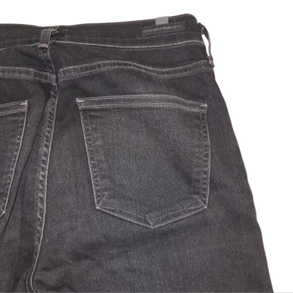 Citizens of Humanity Rocket High Rise‎ Skinny Shadow Side Stripe jeans Size 27 - Picture 4 of 15